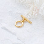 2-6Sets 14K/18K Gold Plated Brass OT Clasp Toggle Clasps Connector for DIY Bracelet Necklace Jewelry Making Findings Accessories