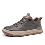 Trendy Men's Casual Shoes Simple Men's Retro Genuine Leather Shoes Elegant Formal  Commuter Work Shoes Free Delivery Loafers