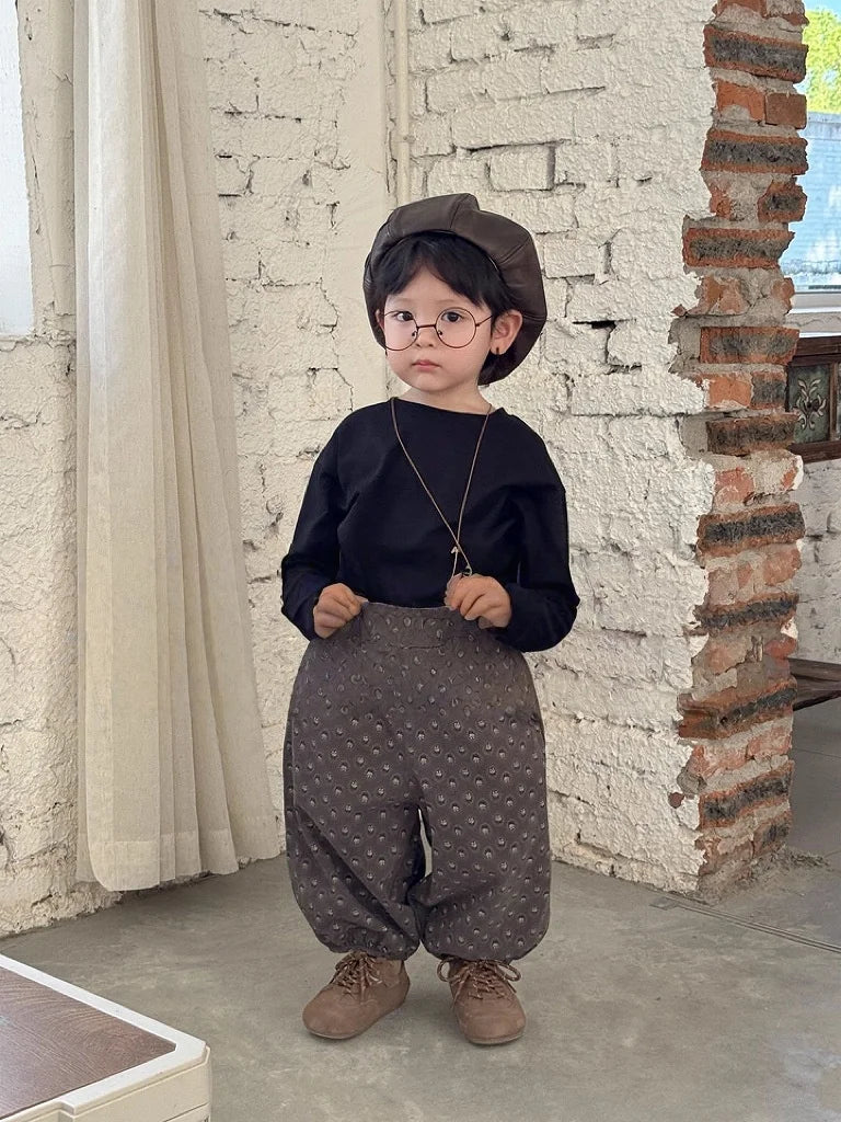New Kids Cotton Long Sleeve T-Shirt Top 2-7Y Boys Girls Loose Basic Shirt Korean Children's Clothes 2025 Soft Undershirt Outfit