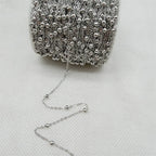 2yards Golded/silvered Plated Necklace Chain for Jewelry Making Findings DIY Necklace Chains Materials Handmade