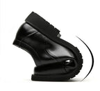 Social Shoe for Men Black Dress Shoes Man Business Spring Autumn Gentleman Elegant and Classic Legitimate Leather Suit Official