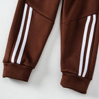 1/3 Piece Set Autumn And Winter Children's Mmulti-color Sports Thick Sweatpants For Boys And Girls With Plush Warm Casual Pants