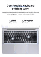 Laptop Computer Windows 11 Pro Intel Atom A3950 2025 Notebook PC 12GB RAM 512GB 1TB 2TB SSD 1920*1080P Office Study Computer