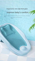 Newborn Adjustable Bath Net Seat Cushion Anti-slip Baby Bath Net Mat Children Shower Net Universal Bath Bed Holder