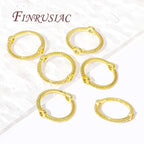 Multi Types 14K/18K Gold Plated Round Bead Frame,Brass Metal Circle Frame Connectors Spacers Beads,DIY Beading Jewelry Making