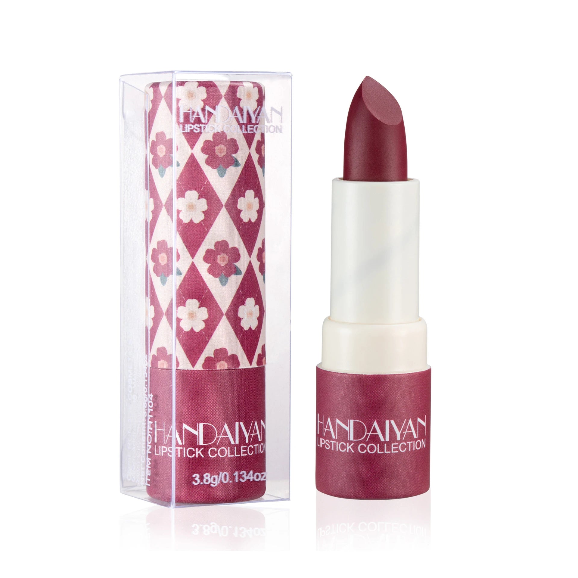 HANDAIYAN 8 Colors Velvet Nude Lipstick Sexy Red Pigments Makeup Matte Lip Stick Long Lasting Waterproof Professional Cosmetics