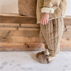 Children's Clothing From 2 To 7 Years Winter Kids Warm Cotton-Padded Trousers Baby Girls Thick Pants Toddler Boys Wear Clothes