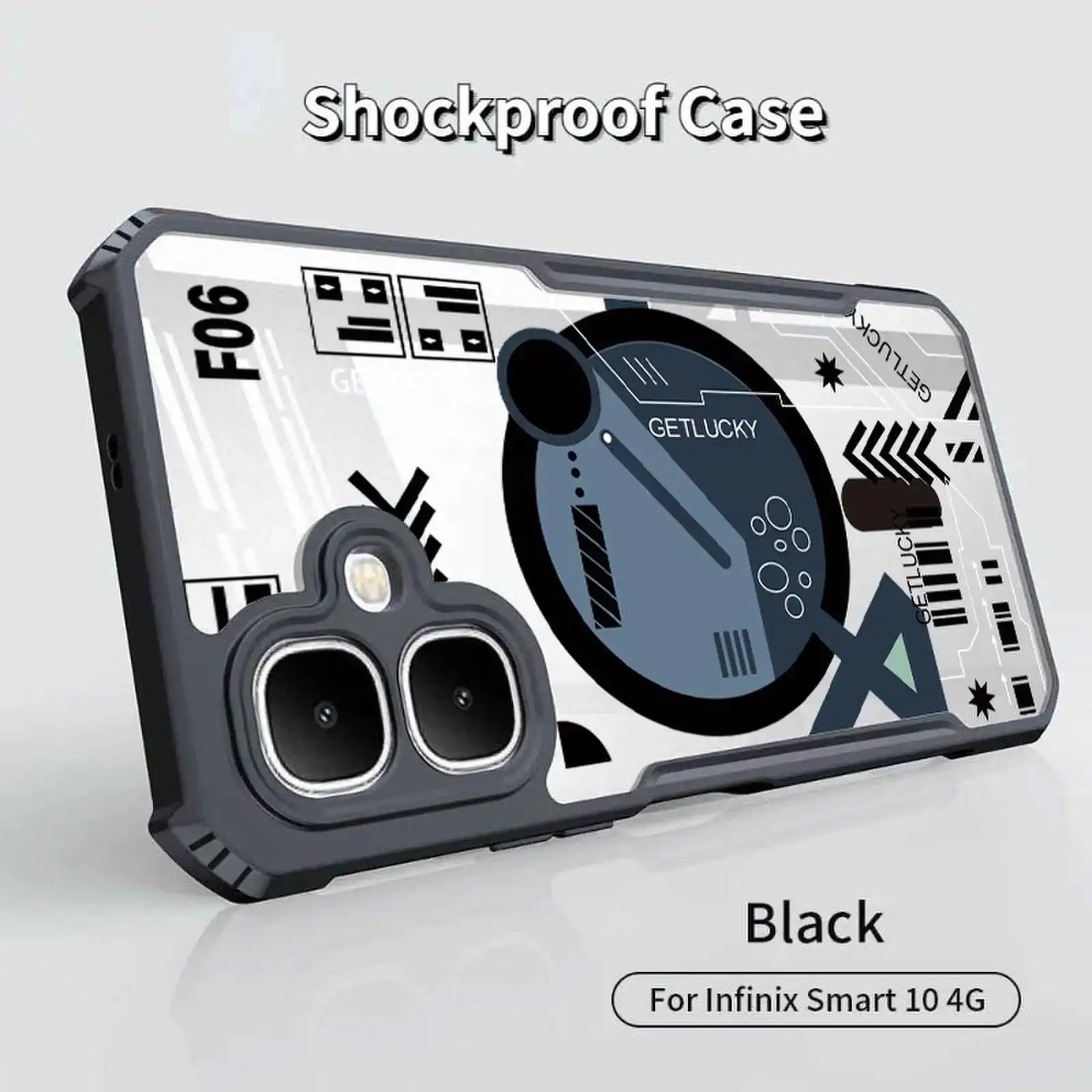 Shockproof Phone Casing For infinix Smart 10 9 8 7 6 5 4 HD 10 8 7 6 Plus Pro Fall prevention ultra thin hard Cover H01-H05