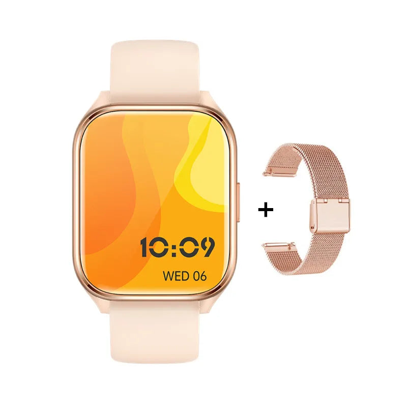 Smart Watch Hebrew Language 1.85inch Full Touch Screen Make/Answer Phone Calls Notification Reminder Smartwatch For Android IOS