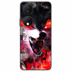 For Honor 90 Smart 5G Case 6.8'' Animal Painted Wolf Lion Silicon Phone Cover For Honor 90 Smart TPU Coques Protect Shell Capa