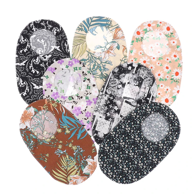Printed Pattern Stoma Protector Ostomy Bag Covers Colostomy Cover Ostomy Supplies Washable Wear Universal Stoma Care Accessory