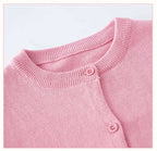 Baby Clothes Boys Cardigan 6 to 9 12 18 24 Months Soft Cotton White Black Gray Light Blue Toddler Girls Sweaters Kids Cardigans
