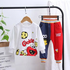 New Boys Clothing Sets Spring Autumn Kids Kids Cartoon Boy Tracksuits Kids Suits Long Sleeve T Shirt+Pants Set 0-5 Years