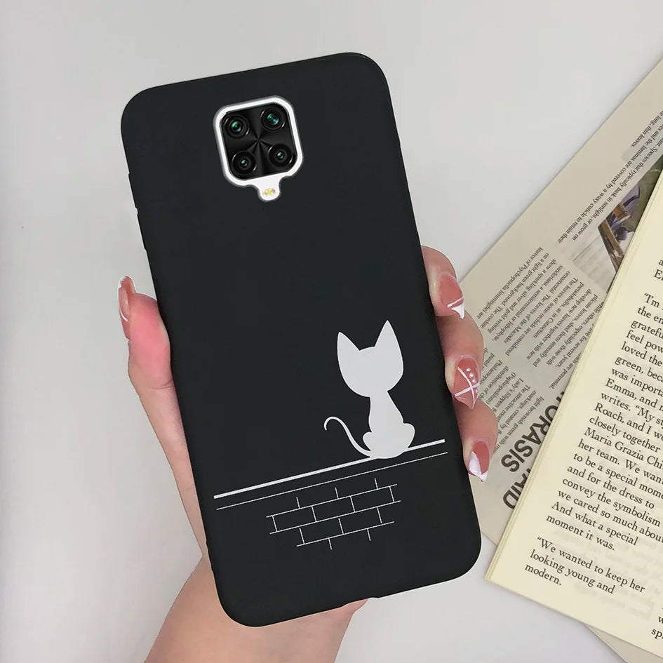 For Xiaomi Redmi Note 9 Pro Max Phone Case Matte Cute Girl Avocado Soft Silicone Cover For Xiaomi Redmi Note 9 Pro Max 9S Bumper
