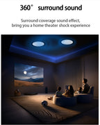 Smart Home Touch Screen 4inch WIFI Android11 bluetooths audio in Wall Amplifier Control Background Music Ceiling Speakers system