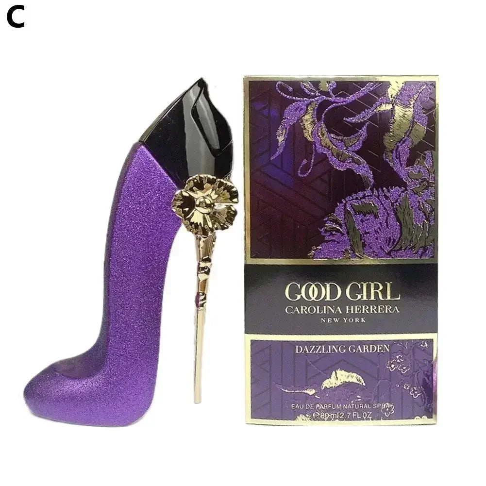New 80ml Women's Luxury Floral Elegant High Heel Bottle Design Lasting Fragrance Sexy Spray Fashion Deodorant Perfume Gift