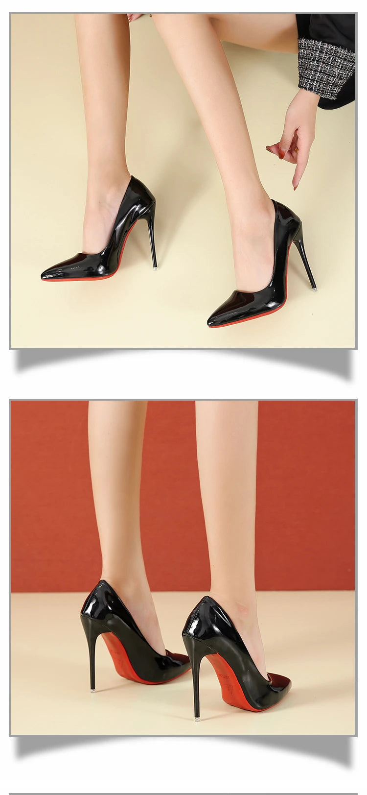 2025 Fashion High Heels 35-45 Plus Size Women Shoes 12cm Thin Stiletto Banquet Wedding Shoes Sexy Pointed Toe Ladies Party Shoes