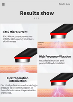 Booster Pro LED Facial Light Therapy 7 Colors Eye Beauty Wand Red Light Eye Massager For Skincare & Blue Rejuvenation Tool