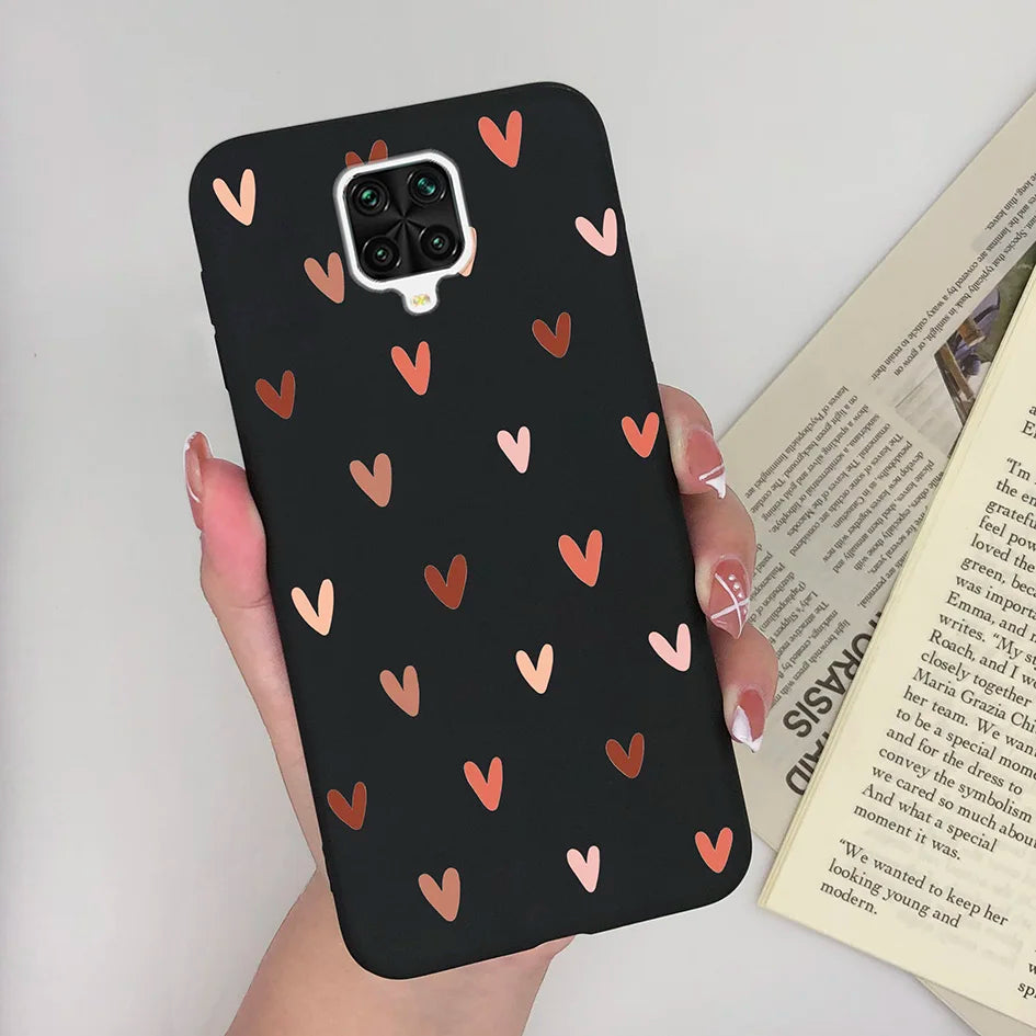 For Xiaomi Redmi Note 9 Pro Max Phone Case Matte Cute Girl Avocado Soft Silicone Cover For Xiaomi Redmi Note 9 Pro Max 9S Bumper