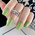 Artificial Press On False Nails Long Acrylic Faux Ongle For Girl Gluing Dark Brown Full Cover Finger Tips Manicure Tool