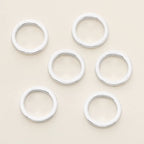 10/20Pcs/Pack 14K/18K Gold Color Plated Close Jump Rings Split Rings Connector for Jewelry Necklace Making Accessories