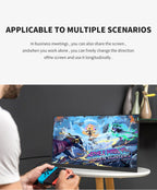 14" Full HD Portable Monitor 100%SRGB 16:10 for Suitable for laptop expansion dual screen solution for Enhanced Productivity