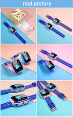 Kids Smart Phone Watch 2G SOS Call Back LBS Location With Math Game 12 Languages Voice Chat Children Waterproof Alarm Clock Toys