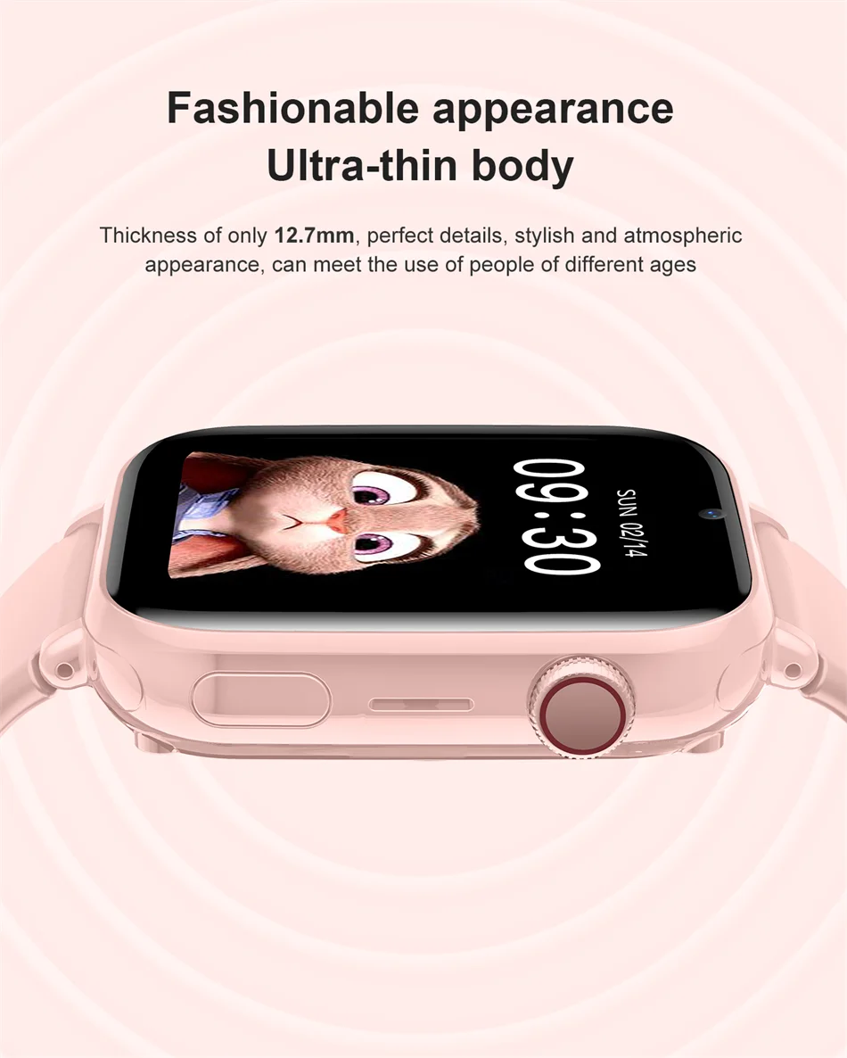 4G SIM Card Smart Watch Kid Smartwatch SOS GPS Location Video Phone Call Watch Children Boy Student Girl Waterproof Smart Watch