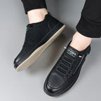 Trendy Men's Casual Shoes Simple Men's Retro Genuine Leather Shoes Elegant Formal  Commuter Work Shoes Free Delivery Loafers