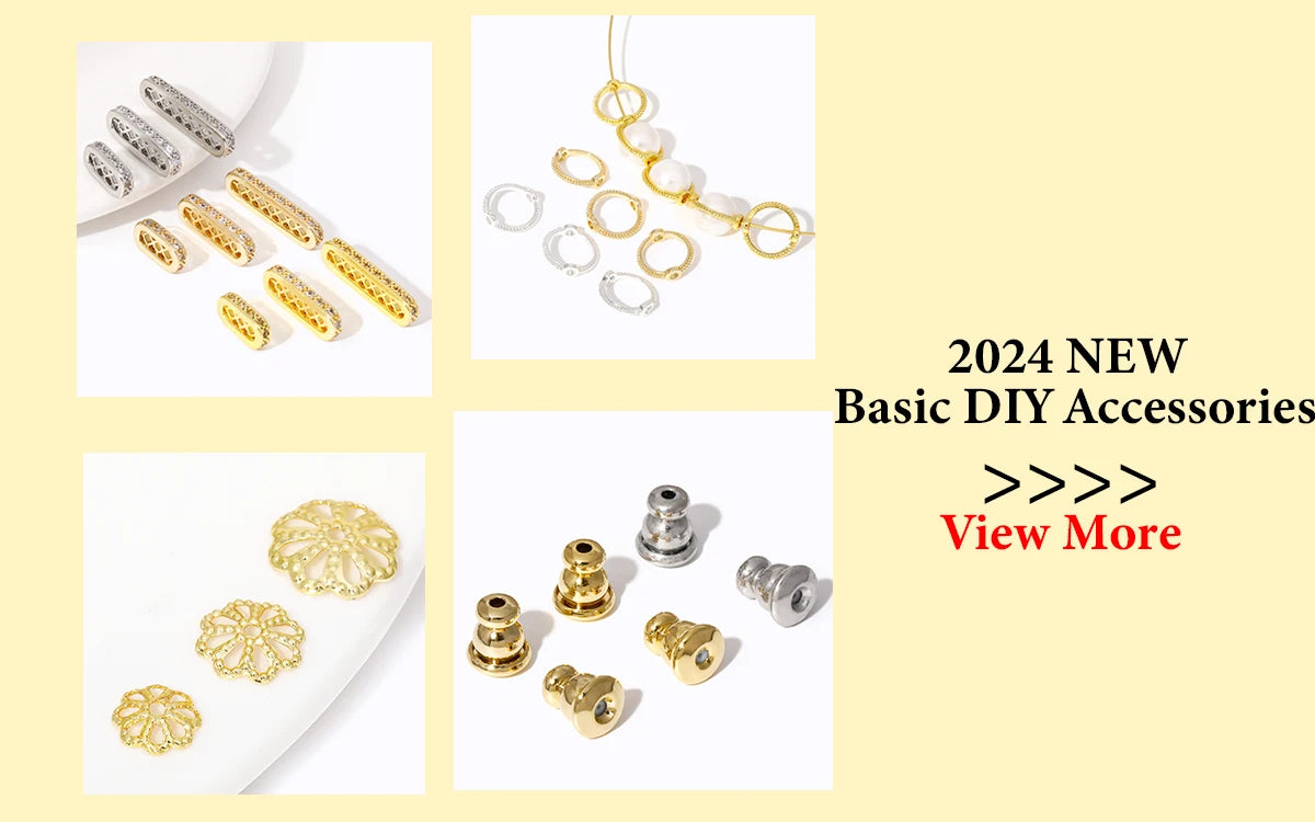 Multi Types 14K/18K Gold Plated Round Bead Frame,Brass Metal Circle Frame Connectors Spacers Beads,DIY Beading Jewelry Making