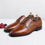 Men Shoe Autumn Polishing Elegant Social Shoes Men Business Dress Shoe Casual Flat Men Party Wedding  Zapatos2024