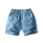 2025 Newborns Baby Boys Sets Toddler Suit Children Matching Summer Pants Kids Clothes Cotton Clothing Formal Kid T-Shirt Shorts