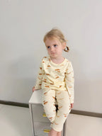 1-6T Toddler Kid Baby Boy Girl Clothes Set Cotton Infant Homewear Casual Top Pant Suit Childrens 2pcs Pajamas Set Outfit