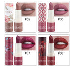 HANDAIYAN 8 Colors Velvet Nude Lipstick Sexy Red Pigments Makeup Matte Lip Stick Long Lasting Waterproof Professional Cosmetics