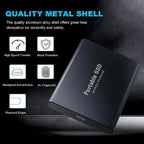 Metal Casing HDD 16TB External Hard Drive Type-C USB3.2 Solid State Hard Disk 2TB 4TB Mobile Storage Device For PC MAC Laptop