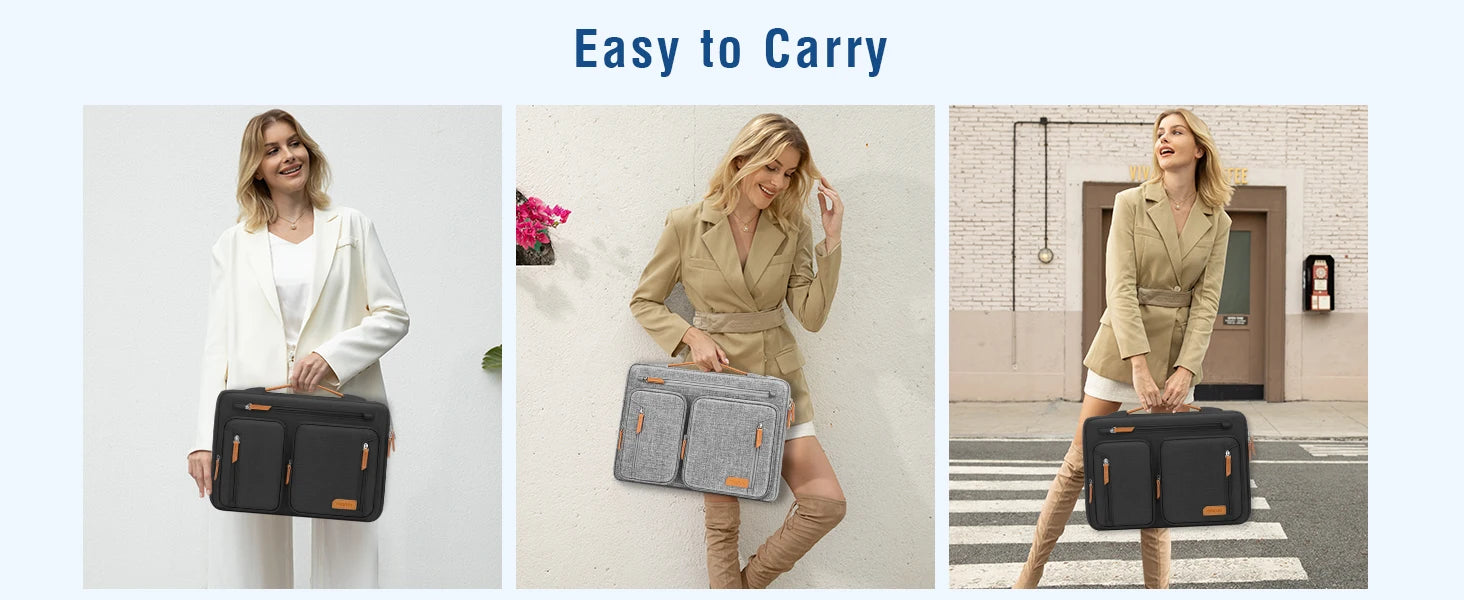 Laptop Bag for 2025 MacBook Air Pro 13 13.3 14 15 15.6 16 inch M5 M4 M3 M2 M1 HP Dell Lenovo Asus Notebook Briefcase Sleeve Case
