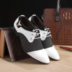 Mens Dress Shoes for Men Lace-Up Fashion Office High Quality Leather Comfy Business Man Formal Shoe Wedding Party Style Footwear
