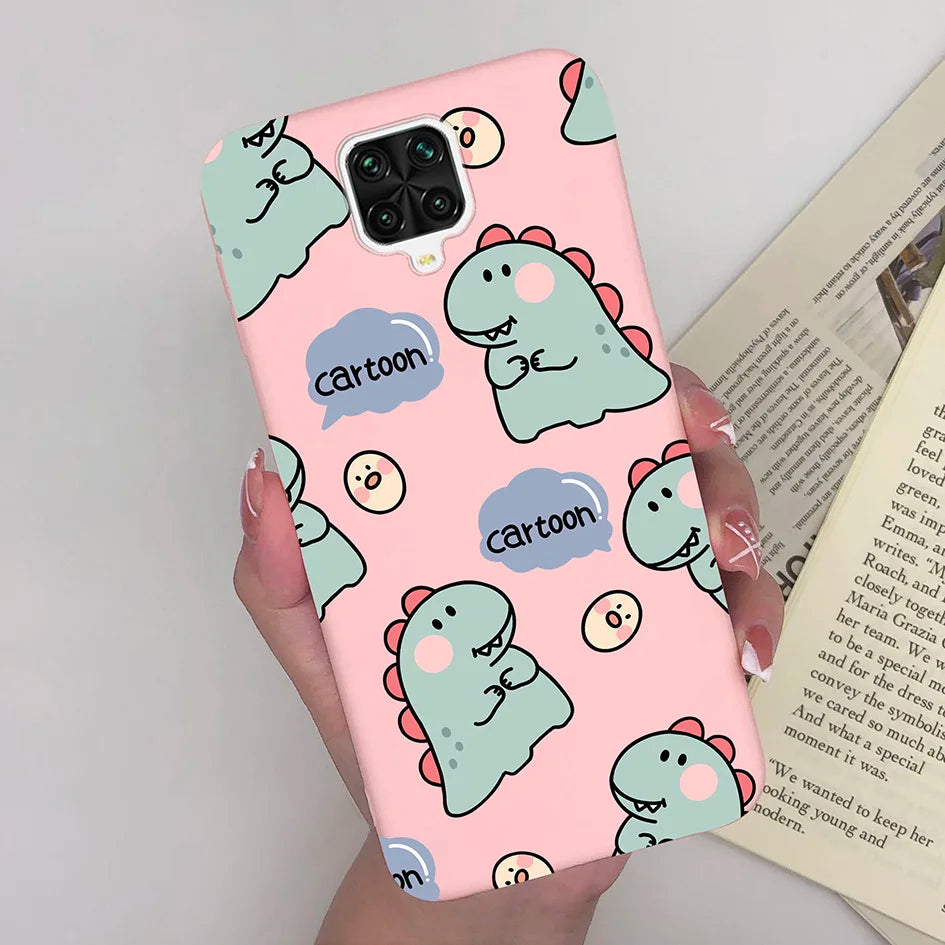 For Xiaomi Redmi Note 9 Pro Max Phone Case Matte Cute Girl Avocado Soft Silicone Cover For Xiaomi Redmi Note 9 Pro Max 9S Bumper
