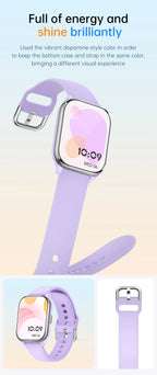 Smart Watch Hebrew Language 1.85inch Full Touch Screen Make/Answer Phone Calls Notification Reminder Smartwatch For Android IOS