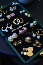 Customized 14K/18K Read Gold Set South Sea Golden Baroque Pearl Jewelry Bespoke Genuine Diamond One Of A Kind High Fine Jewelry