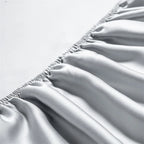 Premium Egyptian Cotton Bedding Fitted Sheet Elastic Band Around Mattress Cover Double Queen King Size Bed Cover No Pillowcase