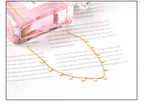 LUXUKISSKIDS Trendy Korean 5 Stars Charms Clavicle Choker Steel Fairy Woman Eight-Pointed Star with Shiny Zirconia Neck Collier