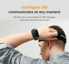 Smart Watch Hebrew Language 1.85inch Full Touch Screen Make/Answer Phone Calls Notification Reminder Smartwatch For Android IOS