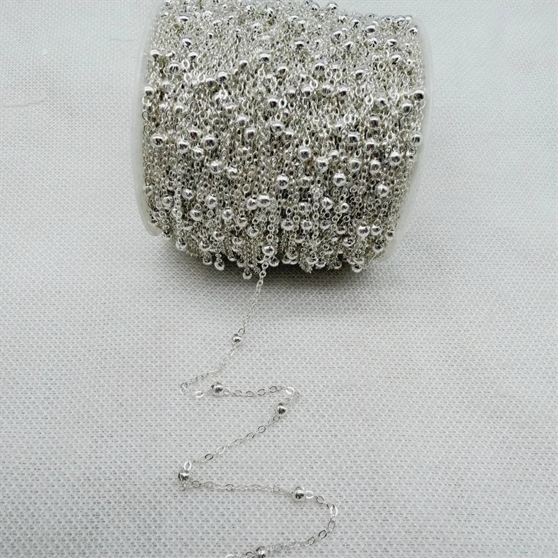 2yards Golded/silvered Plated Necklace Chain for Jewelry Making Findings DIY Necklace Chains Materials Handmade