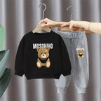 Children's Clothing Boy Sets Spring Autumn Mother Kids Girls Outfits Suits Baby Cute Sports Hoodie Trousers 2pcs Toddler Clothes
