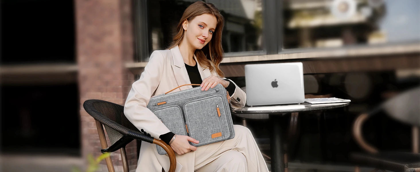 Laptop Bag for 2025 MacBook Air Pro 13 13.3 14 15 15.6 16 inch M5 M4 M3 M2 M1 HP Dell Lenovo Asus Notebook Briefcase Sleeve Case