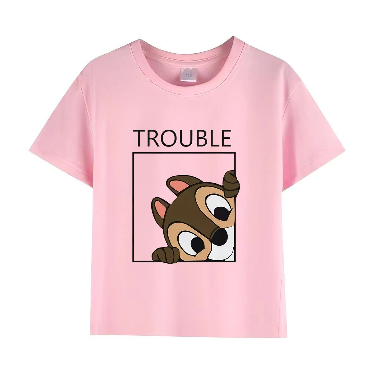 Chip and Dale Disney Kids Tshirts Cartoon Double and Trouble Print Summer Twins Tops Tees Funny Boys Girls Best Friends Shirts
