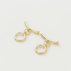 2-6Sets 14K/18K Gold Plated Brass OT Clasp Toggle Clasps Connector for DIY Bracelet Necklace Jewelry Making Findings Accessories