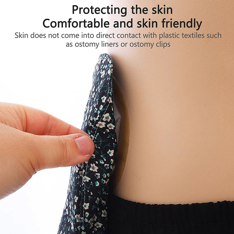 Printed Pattern Stoma Protector Ostomy Bag Covers Colostomy Cover Ostomy Supplies Washable Wear Universal Stoma Care Accessory