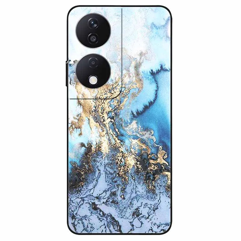 For Honor 90 Smart 5G Case 6.8'' Animal Painted Wolf Lion Silicon Phone Cover For Honor 90 Smart TPU Coques Protect Shell Capa